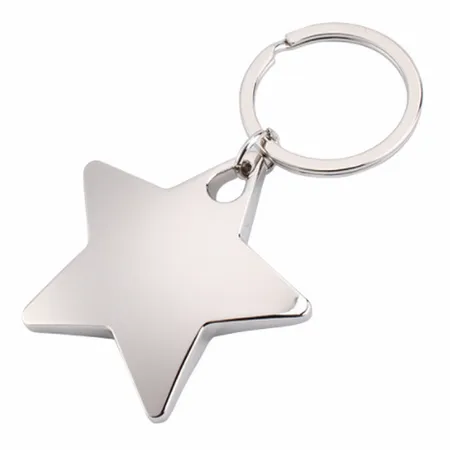 Dazzling Star Metal Keychain Dazzling Star Metal Keychain - Custom Shot Glass Now
