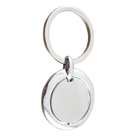Spinning Circle Metal Keychain Spinning Circle Metal Keychain - Custom Shot Glass Now