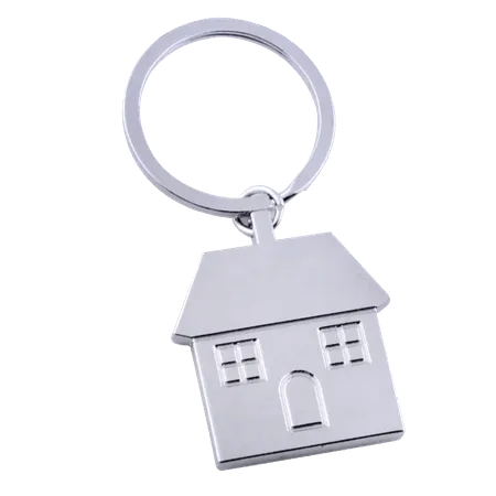 Happy Home Metal Keychain Happy Home Metal Keychain - Custom Shot Glass Now
