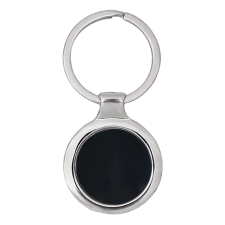 Fashionable Round Metal Keychain Fashionable Round Metal Keychain - Custom Shot Glass Now