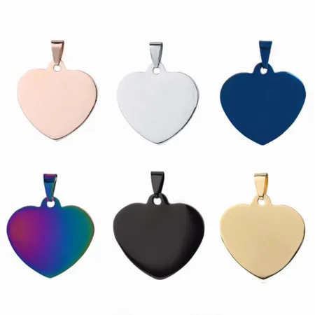 Full Color Heart Metal Keychain Full Color Heart Metal Keychain - Custom Shot Glass Now