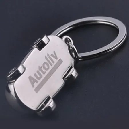 Intricate Car-shaped Metal Keychain Intricate Car-shaped Metal Keychain - Custom Shot Glass Now