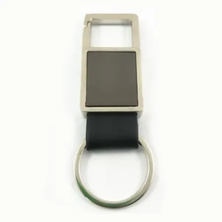Square Caribiner Metal Keychain Square Caribiner Metal Keychain - Custom Shot Glass Now