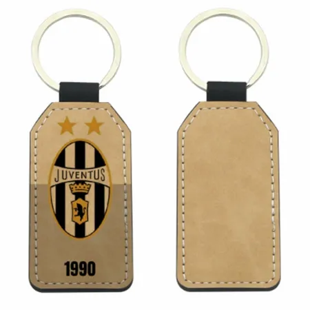 Full-Color Tag Leather Keychain Full-Color Tag Leather Keychain - Custom Shot Glass Now