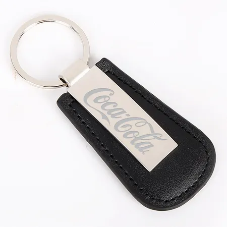 Superior Metal & Leather Keychain Superior Metal & Leather Keychain - Custom Shot Glass Now