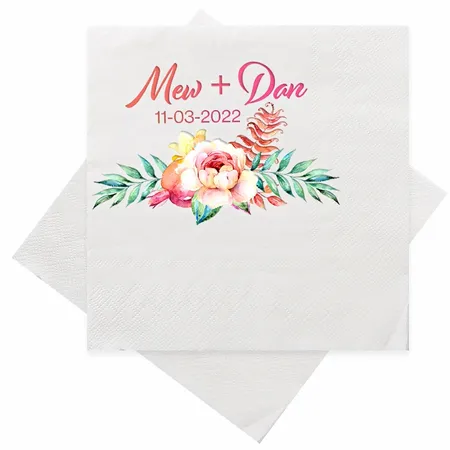 Custom Napkins - Custom Shot Glass Now