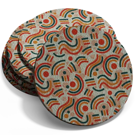 Hard Diatom Mud Coaster - Custom Shot Glass Now