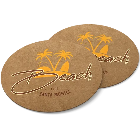 Kraft Paper Coaster - Custom Shot Glass Now