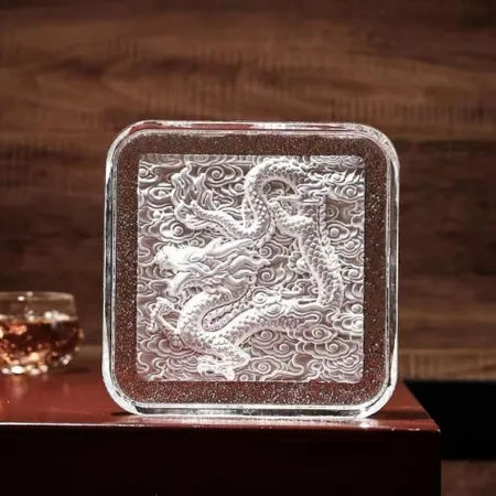 Customized Crystal Carving Coaster - Custom Shot Glass Now