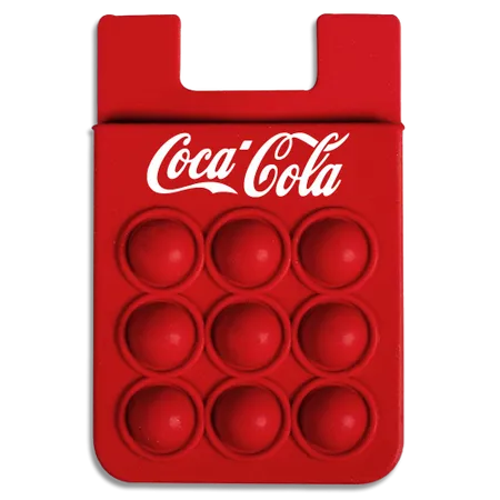 Silicone Push Pop Up Phone Wallet - Custom Shot Glass Now