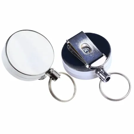 Compact Reel Keychain Compact Reel Keychain - Custom Shot Glass Now