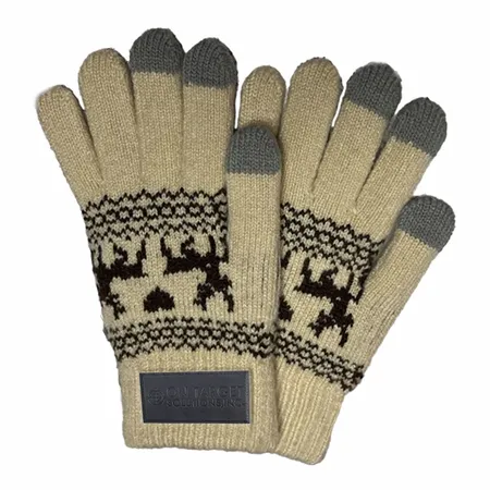 Reindeer Winter Cotton Gloves - Custom Shot Glass Now