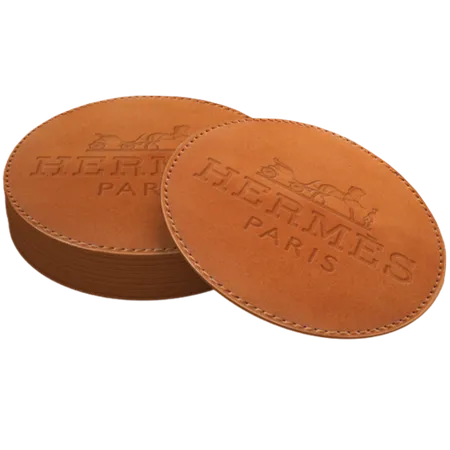 Leather Coasters - Custom Shot Glass Now