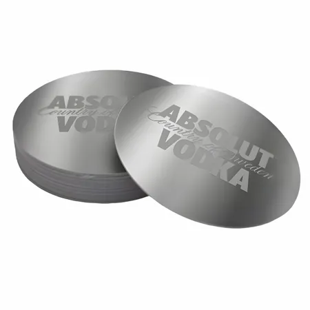 Stainless Steel Coaster - Custom Shot Glass Now