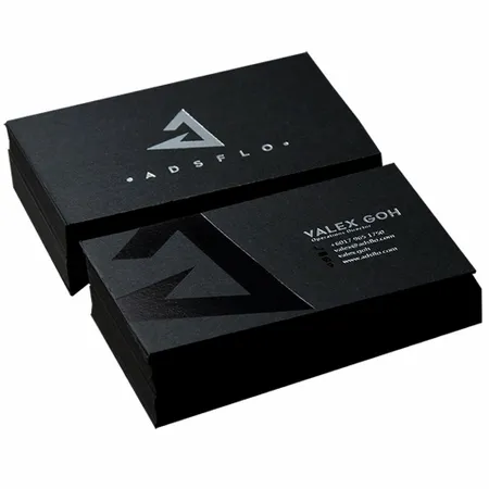 Embossed Gloss Business Cards - Custom Shot Glass Now