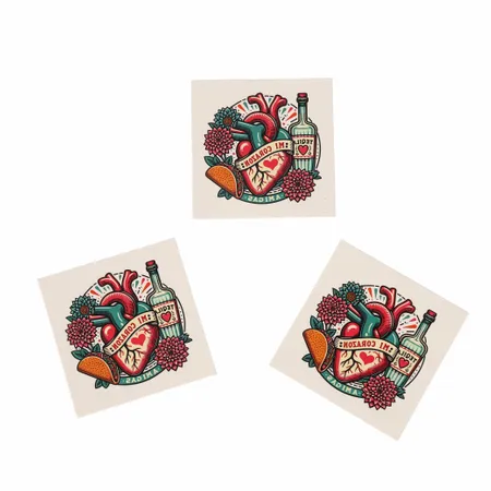 Temporary Tattoos - Custom Shot Glass Now