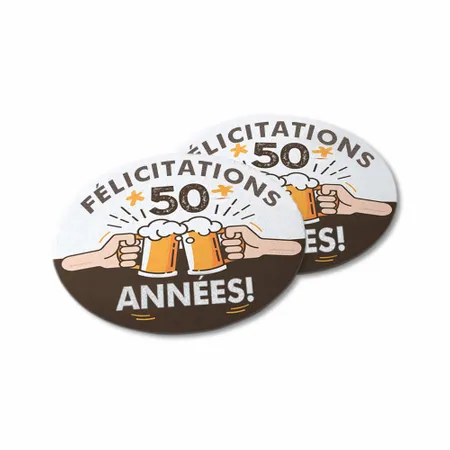Sous-verres - Custom Shot Glass Now