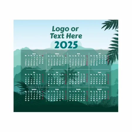 Nature Mouse Pad with Calendar - Custom Shot Glass Now