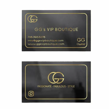 Foil Business Cards - Custom Shot Glass Now