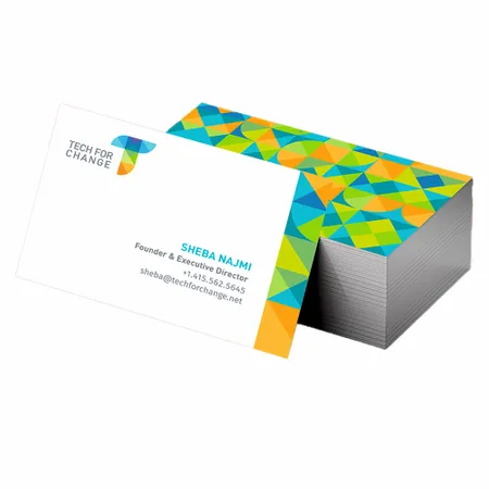 Silk Business Cards - Custom Shot Glass Now