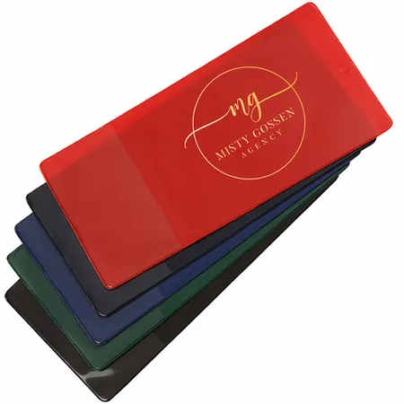 Policy and Document Holder with Business Card Pocket - Custom Shot Glass Now