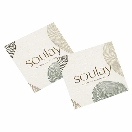 Square Business Cards - Custom Shot Glass Now
