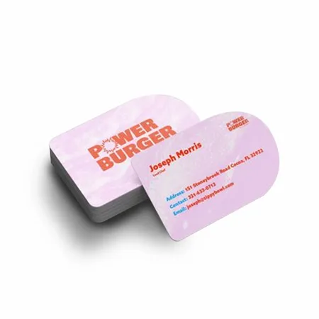 Half Circle Business Cards - Custom Shot Glass Now