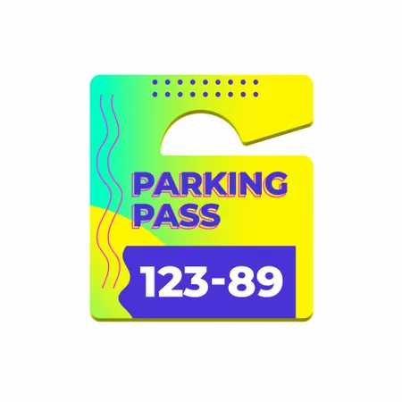 Small Parking Passes Small Parking Passes - Custom Shot Glass Now