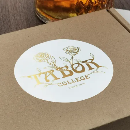 One Color Foil Stickers One Color Foil Stickers - Custom Shot Glass Now