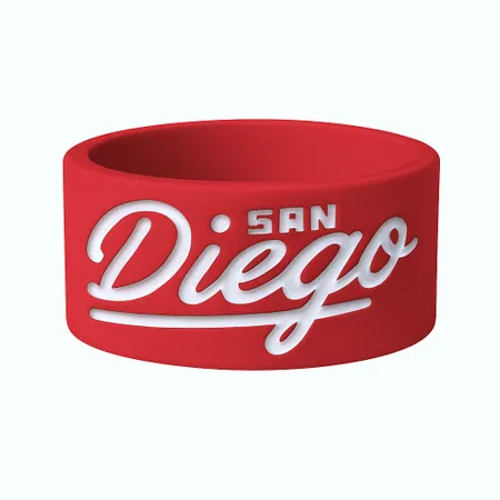 Debossed Colorfilled Rings Debossed Colorfilled Rings - Custom Shot Glass Now