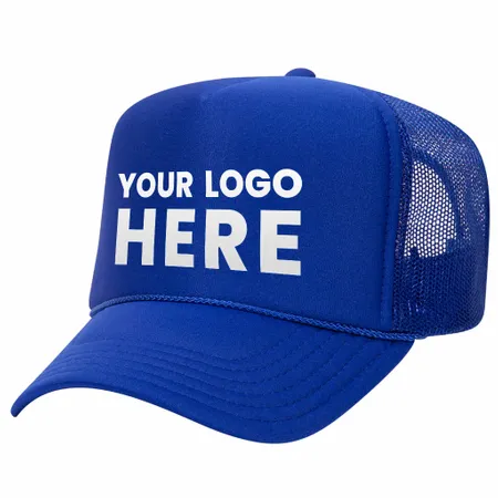 Otto 5-Panel High Crown Foam Trucker Hats, Mesh Back Cap - 39-165 - Custom Shot Glass Now