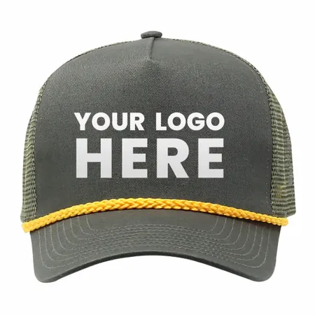 Cobra C256M 5 panel Cotton Twill Front, Mesh Back, Rope cap - Custom Shot Glass Now