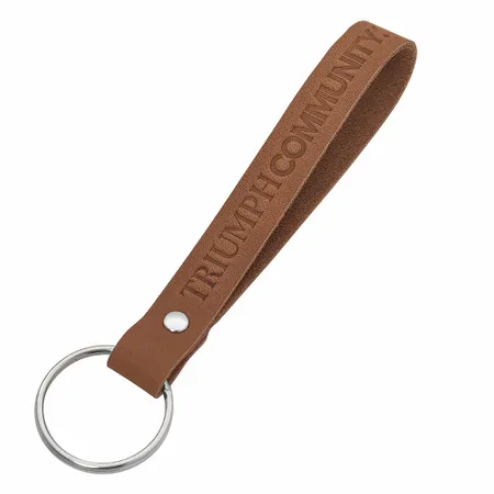 Leather Keychain Leather Keychain - Custom Shot Glass Now