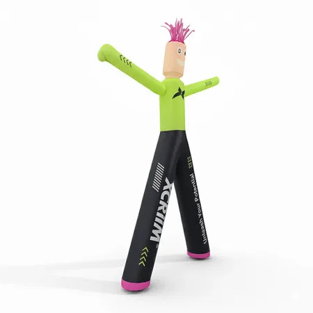 Two-Legged Air Dancers - Custom Shot Glass Now