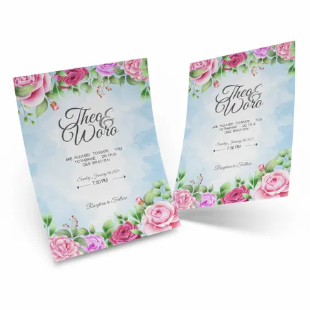 Floral Cards - Custom Shot Glass Now
