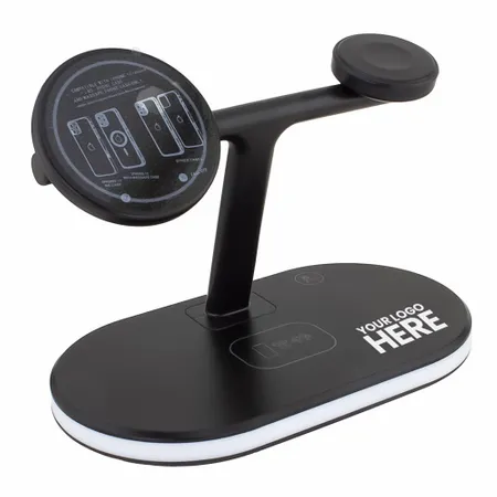 3-in-1 Magnetic Wireless Chargers - Custom Shot Glass Now
