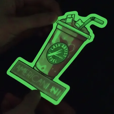 Glow in Dark Stickers - Custom Shot Glass Now