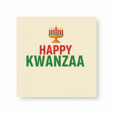 Kwanzaa Napkins - Custom Shot Glass Now