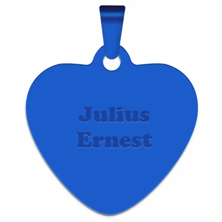 Full Color Heart Metal Keychain - Custom Shot Glass Now