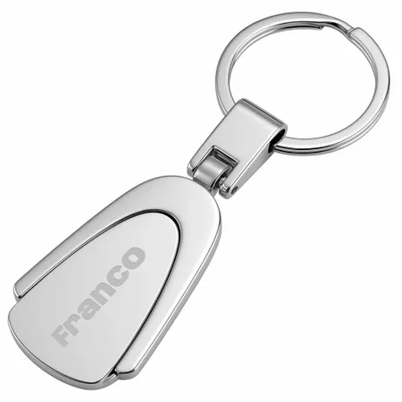 Grip-shaped Fancy Metal Keychain - Custom Shot Glass Now
