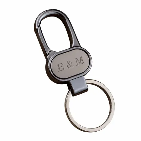 Caribiner Metal Keychain - Custom Shot Glass Now