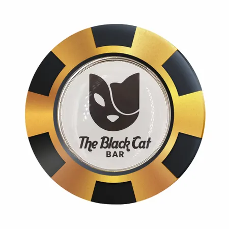 Metal Poker Chips Magnetic - Custom Shot Glass Now