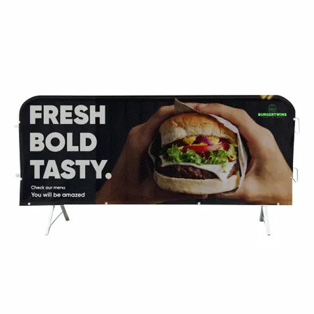 Crowd Barrier Covers - Custom Shot Glass Now