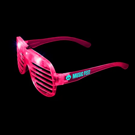 Light-Up LED Slotted Glasses - Custom Shot Glass Now