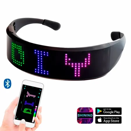 LED Light Up Glasses with Bluetooth - Custom Shot Glass Now
