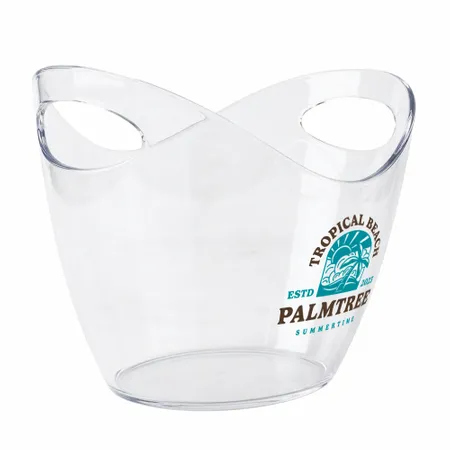 Curved Dual-Handle Drink Buckets - Custom Shot Glass Now