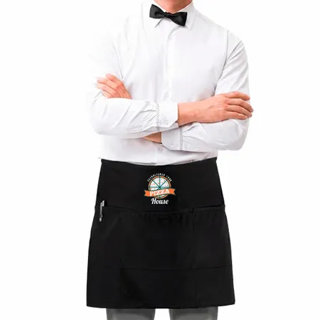 Server Pro Triple Pocket Waist Aprons - Custom Shot Glass Now