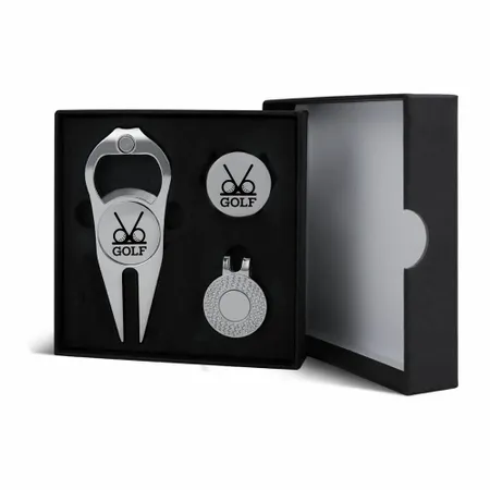 Golf Divot Tool with Ball Marker Set - Custom Shot Glass Now