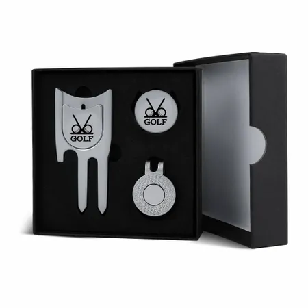 Durable Golf Repair Tool with Ball Markers Gift Set - Custom Shot Glass Now