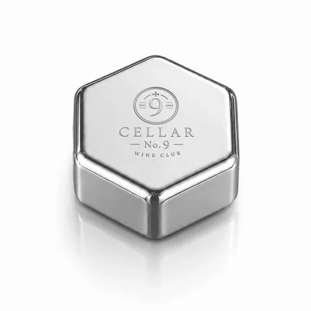 Hexagon Stainless Steel Ice Cubes - Custom Shot Glass Now